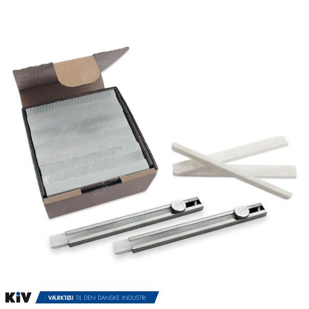 Diesella fedtkridt 127x12,7x4,8mm 144 stk. Inkl. 2 stk. kridtholdere