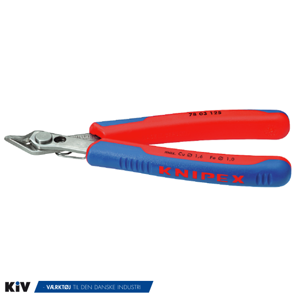 Knipex elektroniktang L=125mm 7803125 Super Knips Tilbud
