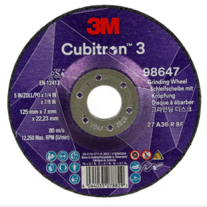 3M Skrubskive 125x7,0x22,2 98647 Cubitron II