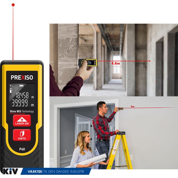 Prexiso mini afstandsmler P40 0,2-40mtr.