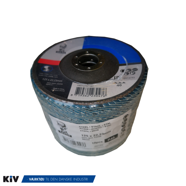 Norton Lamelrondel 125x22 K60 KX663 ATLAS Tilbud