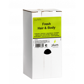 Plum badesbe Fresh Hair & Body 1,4Liter bag-in-box