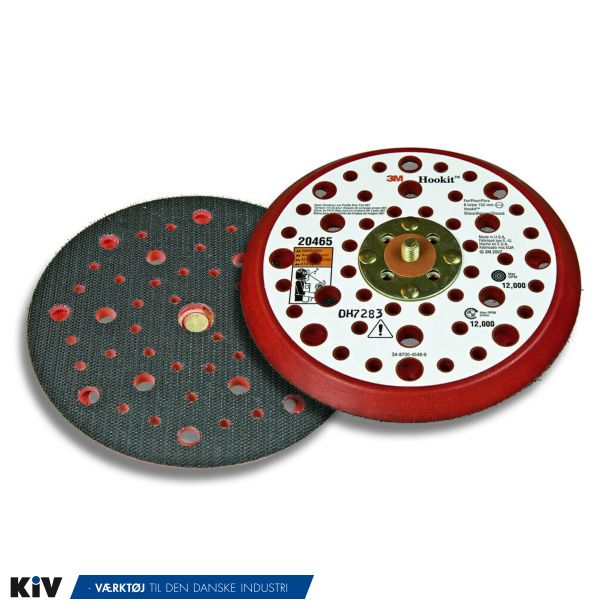 3M Velcrobagskive 150mm 5/16" multihul Medium/Firm