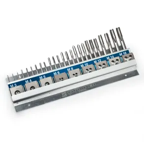 Gevindst M3-M16 m/tapst & bakker HSS i vgholder 