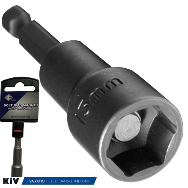 Bato Bitstop 8mm m/magnet L=65mm