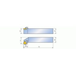 TaeguTec Stlholder CTGPR2020K16 20x20mm 125mm