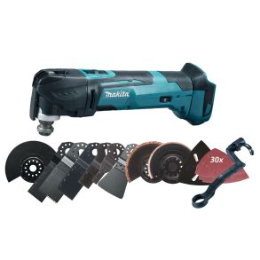 Makita akku Multicutter  DTM51ZJX3 18V m/tilbehørssæt Solo Tilbud
