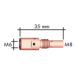 Esab adapter M6x35 (for MB25/ML270/MXL270/71 Med flere)