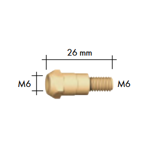 TBI adapter M6x26 (MB24 Med flere)