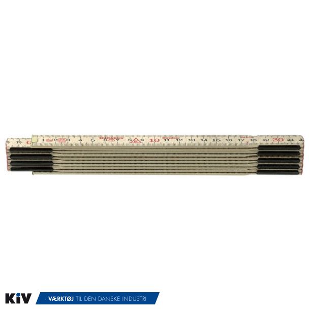 Hultafors tommestok 2mtr.mm/mm korte led tr 59-2-12