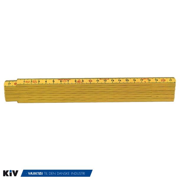 Hultafors tommestok 2mtr.mm/mm korte led glasfiber G59-2-12GU