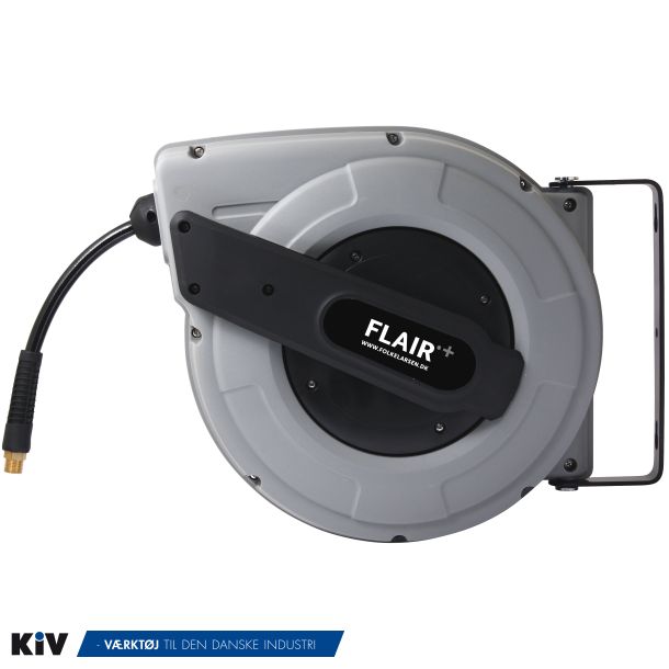 FLAIR+ slangeopruller 15 m 3/8" sort PU slange 