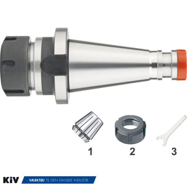 Phantom frsepatron SK40 DIN2080 ER25 2-16mm 