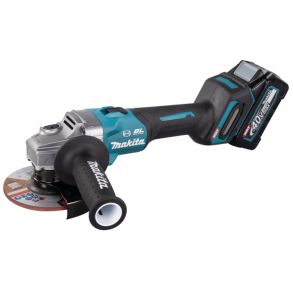 Makita akku vinkelsliber GA005GM201 125mm Med 2 40V Batterier 4A & lader 