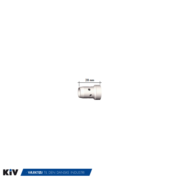 TBI gasfordeler 28mm hvid keramik (MB401 Med flere)