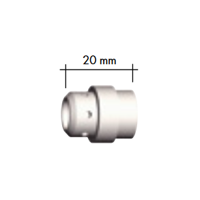 TBI gasfordeler 20mm hvid keramik (MB24 Med flere)