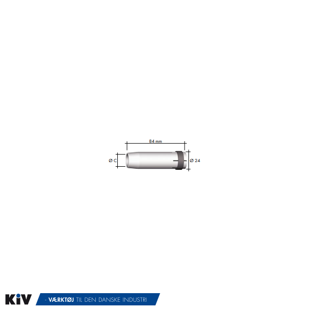 Gasmundstykke standard 16 MXL340/341