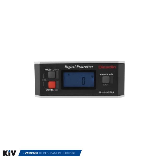 Diesella Digital vaterpas IP65 4x90 x 0,05 med stort LCD display