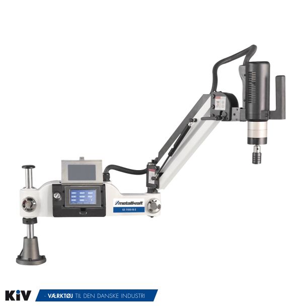 Metallkraft Elektrisk Gevindarm GS1100-16E M3-M16 Med Gevindindsatse