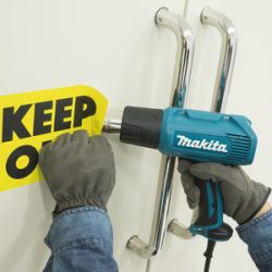 Makita varmluftpistol HG5030K 1600W 350-500 ltr/min. inkl. dyser Tilbud