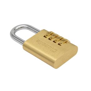 Diesella Kodehngels 38 mm i messinghus og stlbjle med 4 cifret kodels