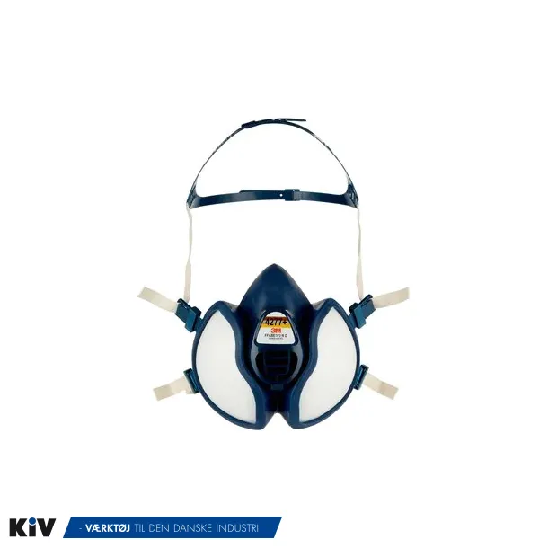 3M halvmaske 4277+ Med fast indbyggede filtre &amp; ventil FFABE1P3 R D-filtre 