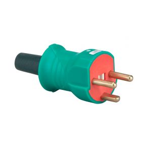 Hanstik RD/GRN 230V Slagfast Med jord rund