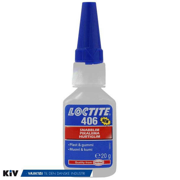 Loctite 406 hurtiglim 20 gram