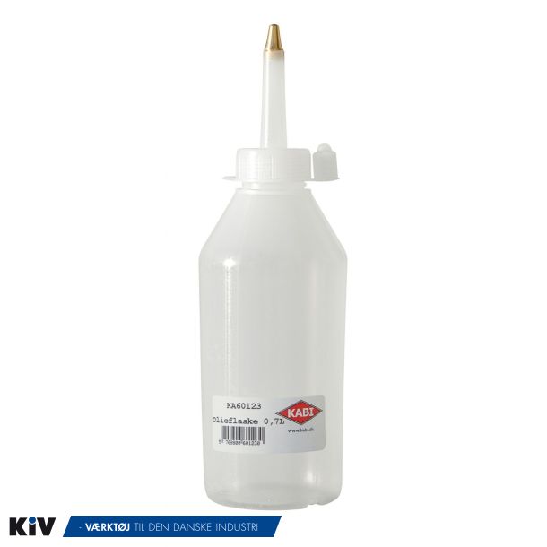 Kabi olieflaske 0,7L Med messing spids