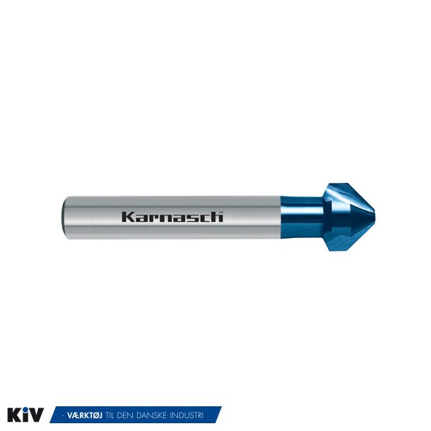 Karnasch Snker 40,0mm 90gr. 3 Skrs. HSSXE Blue Tec Med Skaftflader 15mm Skaft 