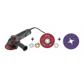 3M komplet slibest 125mm 1900W variabel+bagskive+25stk. 982C K36 
