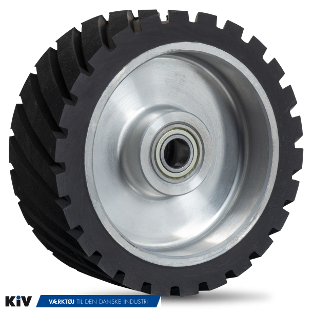 Kontakthjul Ø200x75x20mm med lejer for 75mm båndslibere