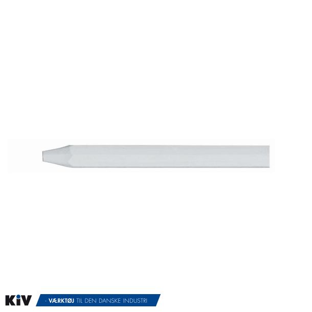 Mrkekridt 120 mm uden label HVID Hex. 12 mm pk.  12 stk.