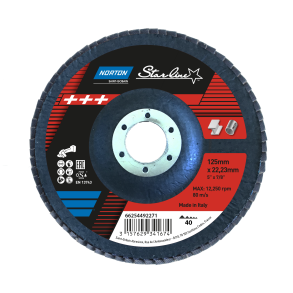 Norton Lamelrondel 125x22 K40 Starline R842 Tilbud