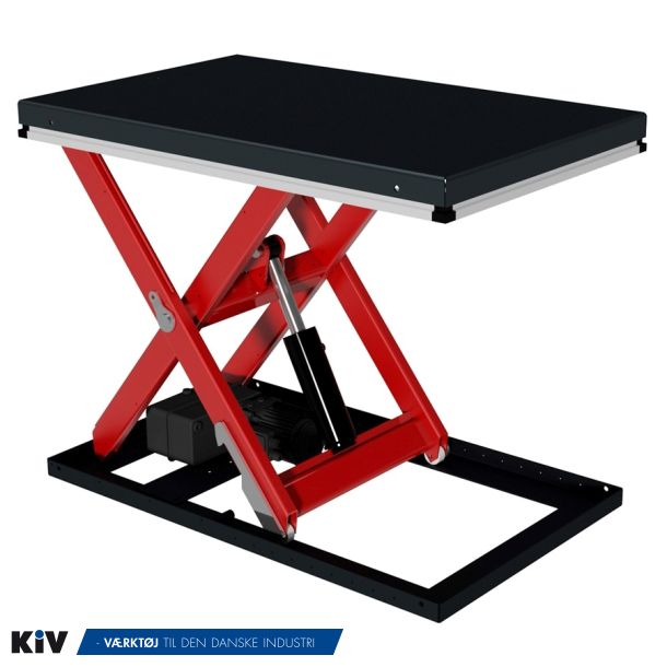 Lftebord 1300x820 mm 1 ton el-hydraulisk