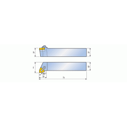 TaeguTec Stlholder MWLNR2525M08 25x25mm 150mm