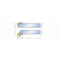 TaeguTec Stlholder PDJNR2020K15 20x20mm 125mm
