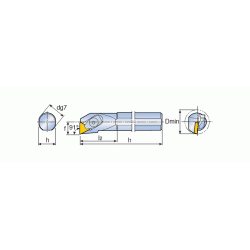 TaeguTec udborestl S16R CTFPR11 16x200mm