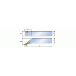 Walter stlholder SVJBR2525M16 25x25mm 150mm