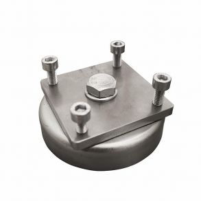 WRKPRO Magnetbeslag 80 mm til LED maskinlys med 45x45 mm monteringshuller 