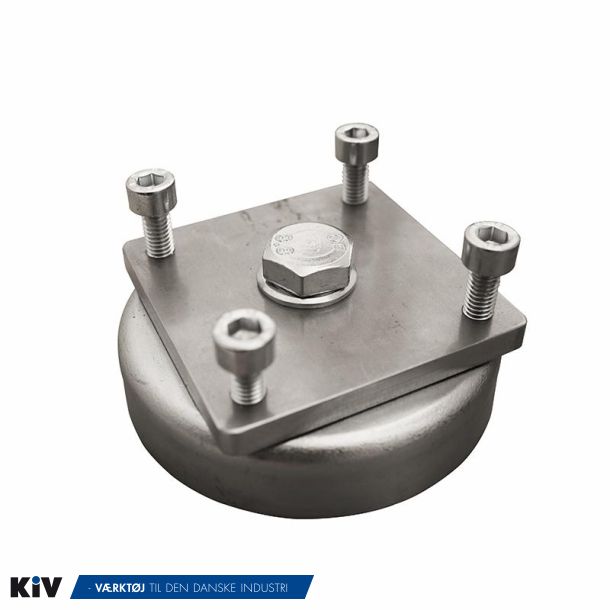 WRKPRO Magnetbeslag 80 mm til LED maskinlys med 45x45 mm monteringshuller 