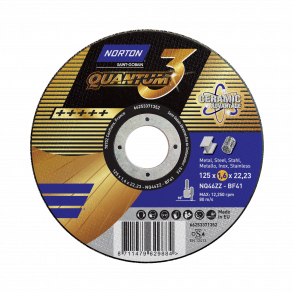 Norton Skreskive 125x1,6x22,2 CERAMIC Quantum 3 NQ46ZZ Plan Tilbud