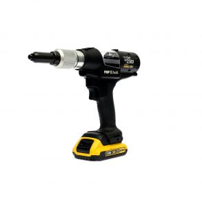 POP nittepistol AKKU 2,4-4,8mm nitter Med lader & 1 stk. 18V Batteri