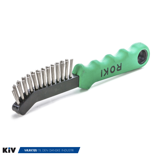 Roki Hndstlbrste 0,35 rustfri Trd Med plasthndtag