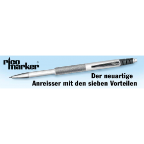 Rico-Marker Ridsenl Med Trykls & HM-spids swiss made