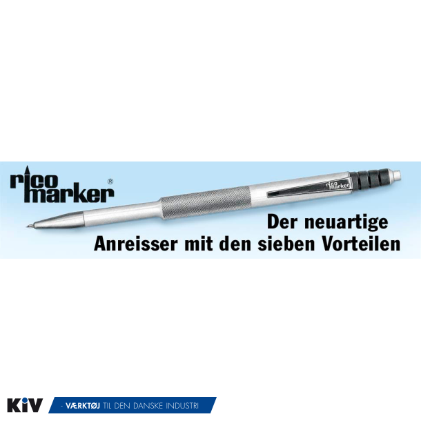 Rico-Marker Ridsenl Med Trykls &amp; HM-spids swiss made