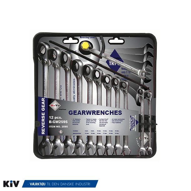 BATO Ringskraldenglest 8-19mm. 12 dele