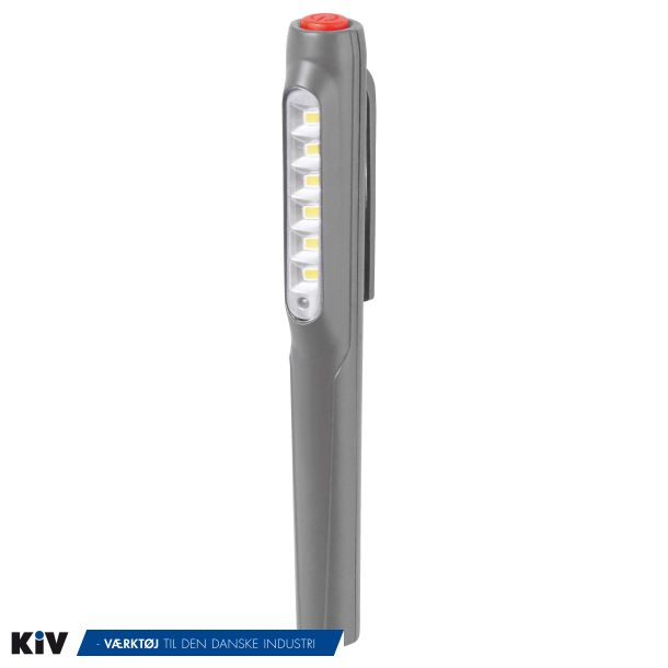Kraftwerk Pen lygte 6+1 LED inkl. USB ladekabel Tilbud