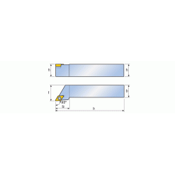 TaeguTec Stlholder SDJCR2020K11 20x20mm 125mm