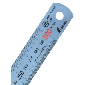 Shinwa stllineal 300x25x1,0mm H101C 